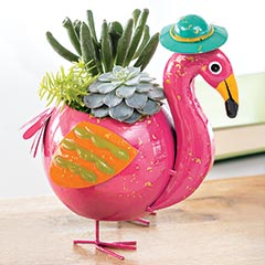 Adventure Flamingo Planter Image 1