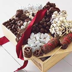 Lots Of Little Holiday Chocolates: Happy Holidays Crate Image 1
