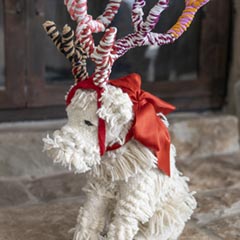 Boho Fringed Reindeer Pup Image 3