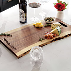 Personalized Live Edge Board Image 1