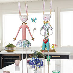 Savannah Metal Rabbits Image 1