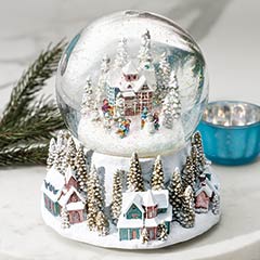 Frosty Town Snow Globe Image 1