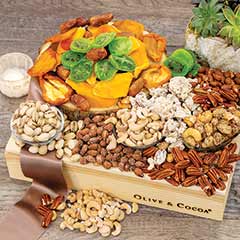 Gourmet Dried Fruit And Nut Crate Image 1
