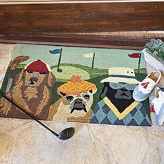 Golfing Dogs Grande Estate Mat Image 1