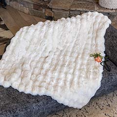 Lavish Ivory Throw Image 2