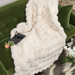 Lavish Ivory Throw Image 1