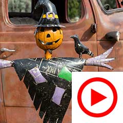 Pumpkinhead Metal Scarecrow Image 7