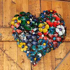 Artisan Metal Heart Fleur Image 3