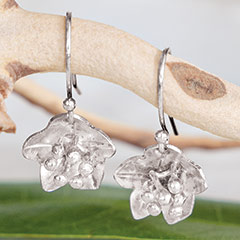 Delicate Flower Earrings Image 1
