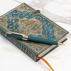 Gold & Peacock Journal Set Image 6