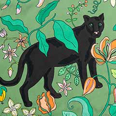Dreamy Jungle Cat Pajamas Image 4
