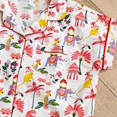 Saffron Palace Short Pajamas Image 3