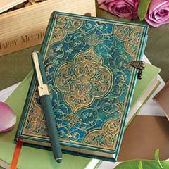 Gold & Peacock Journal Set - Happy Mother's Day Image 1