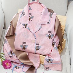 Pink Queen Bee Pajamas - Happy Mother's Day Image 1