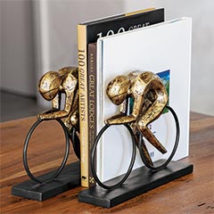 Artisan Bicycle Bookends Image 1